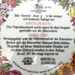 Hutschenreuther Sammelteller - „Grande Finale 1993“ von Ursula Band (Teller 9069 B) - Bild 3