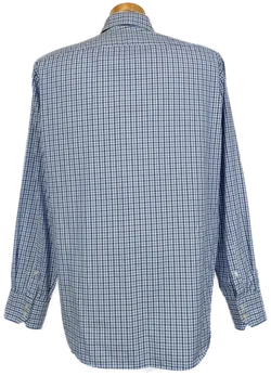 Hugo Boss Herren Hemd blau/weiß kariert Gr. 42 - Bild 2