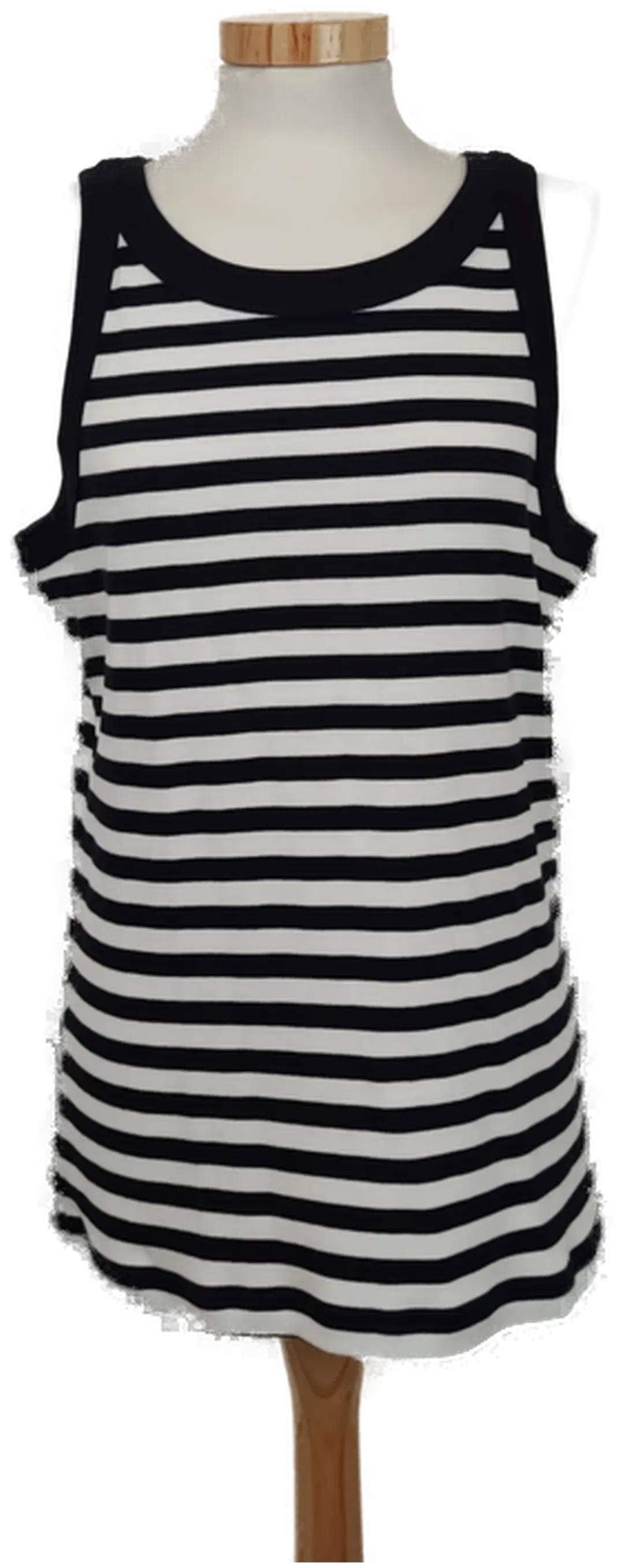 S.Oliver Damen Top schwarz/weiß gestreift Gr. 42 - Bild 1