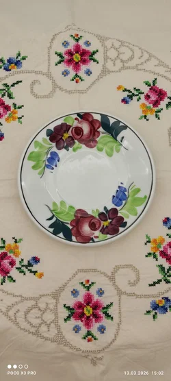 Kleiner Teller Lilien Porzellan Wilhelmsburg 'Alpenflora' | Vintage-Schatz - Bild 2