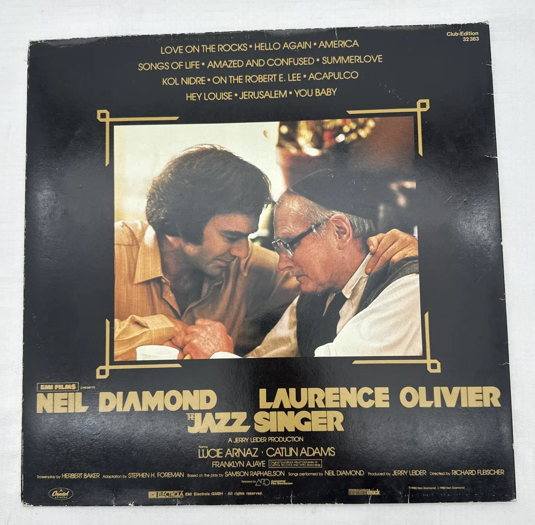 Langspielplatte - Neil Diamond - The Jazz Singer – Bild 2