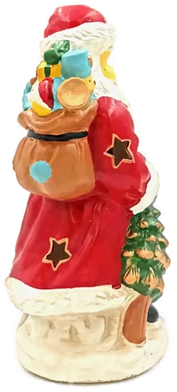  Keramik Weihnachtsmann mit Teelichthalter/Kerzenhalter - Bild 2