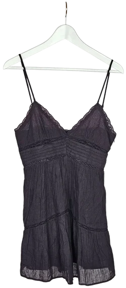 ZARA Damen Top, schwarz - Gr. M 