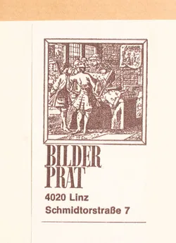 Bild Josef Eidenberger – Farbradierung (koloriert) „Arkadenhof / Innenhof“ – gerahmt - Bild 4