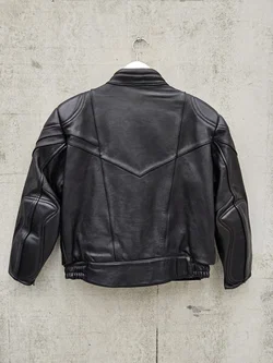 SANMARU Herren Leder Motorrad Jacket, schwarz - Gr. M – Vorschau 2