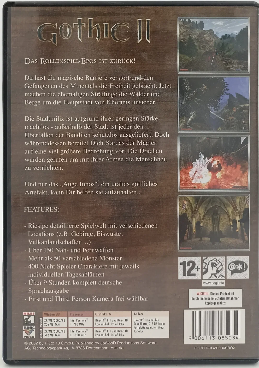 PC CD-ROM "Gothic II" – Bild 2
