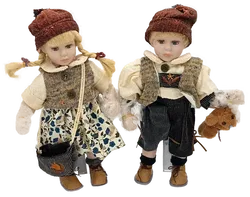 Porzellanpuppen Pärchen - Bild 1