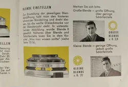 Agfa Silette L mit Color-Agnar 2,8/45, Tasche, Blitzgerät + Gebrauchsanweisung - Bild 6