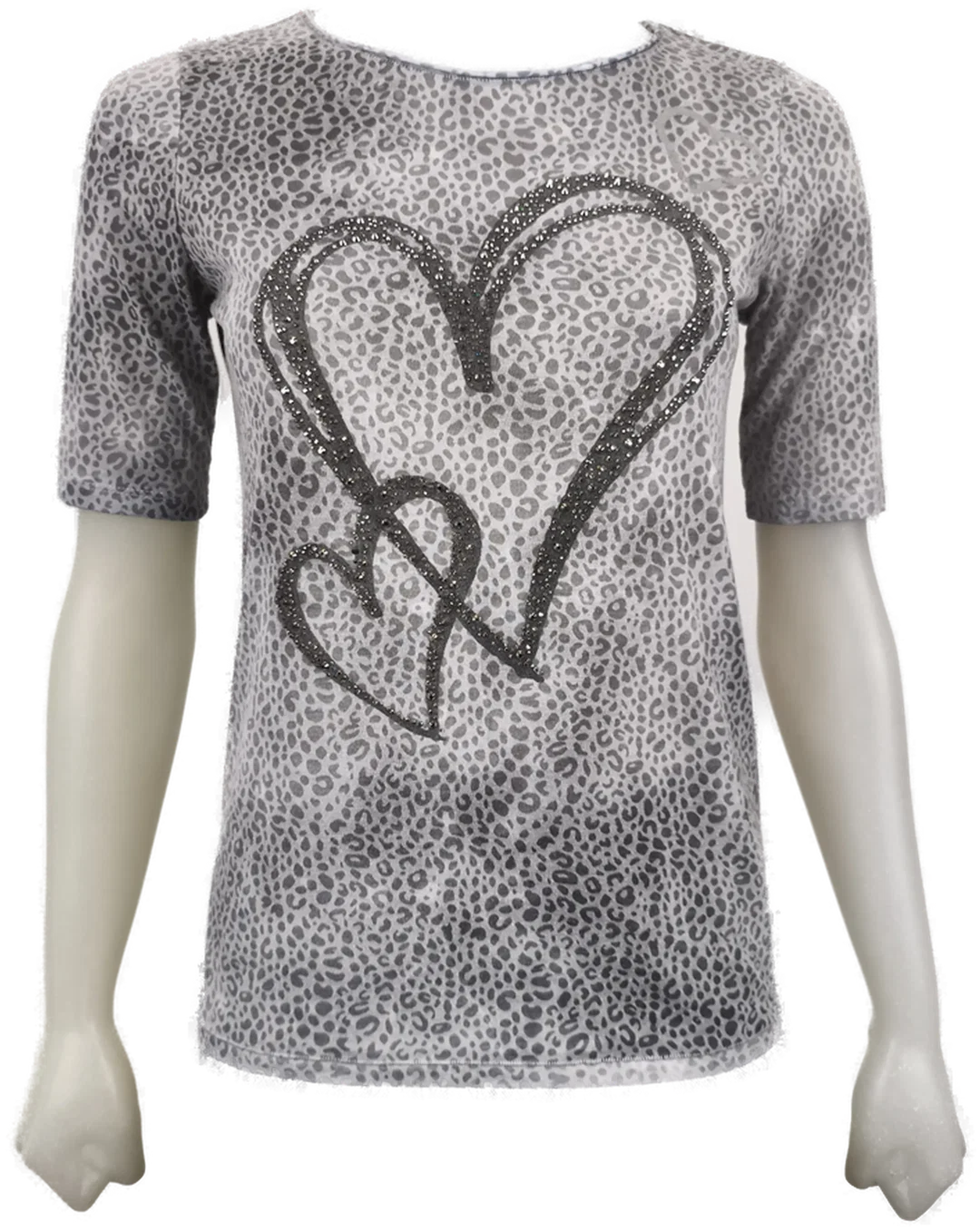 Street One, Damenshirt mit Strassherzen, Gr. 36 - Bild 4