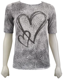 Street One, Damenshirt mit Strassherzen, Gr. 36 - Bild 1