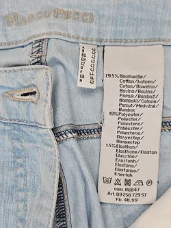 MARCO PECCI Damen Hose, hellblau - Gr. D 42 - Bild 4