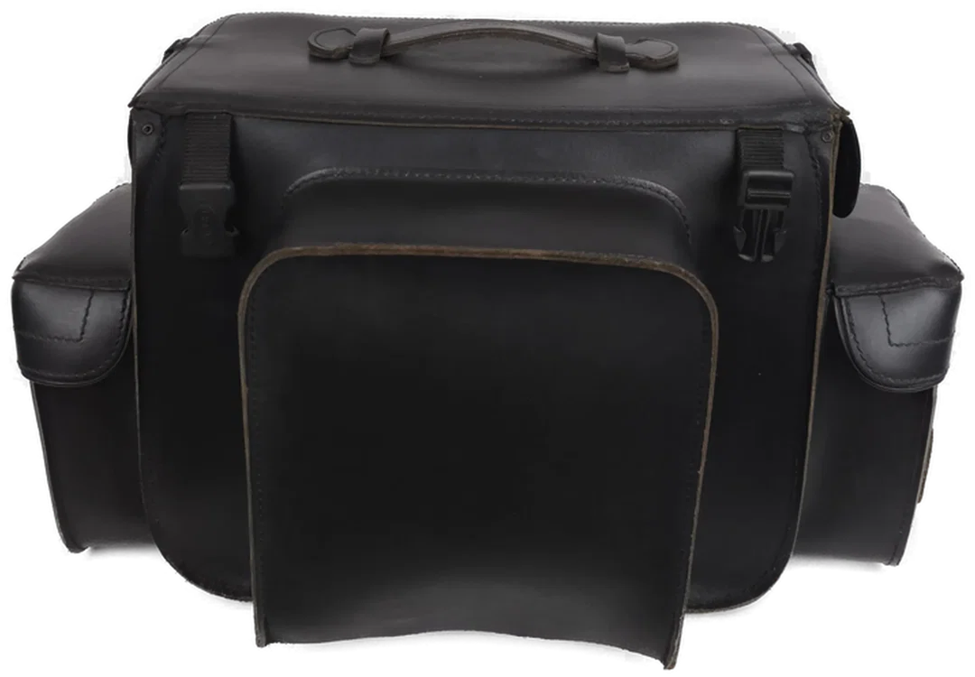 HELD Satteltasche, Leder, schwarz, Motorrad – Bild 4