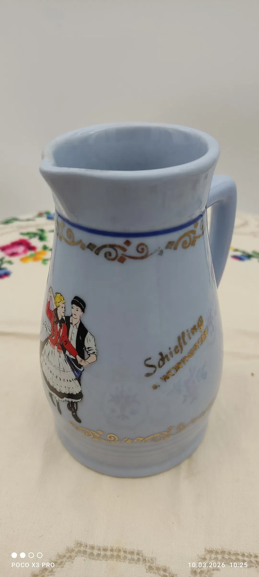 Lilien Porzellan Kleine Kanne 'Wörthersee' | Souvenir-Schatz - Bild 4