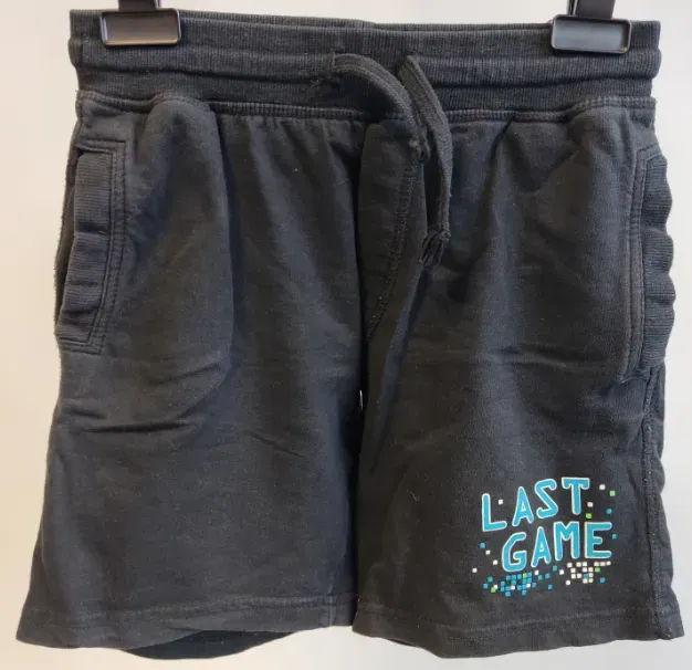 YFK Kindershort schwarz - 128 - Bild 1