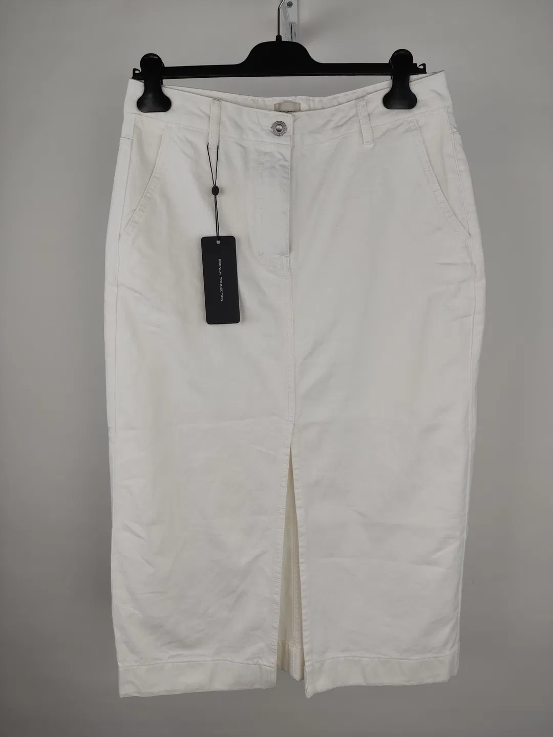 French Connection Damen Jeansrock weiß - 34 / XS - Bild 4