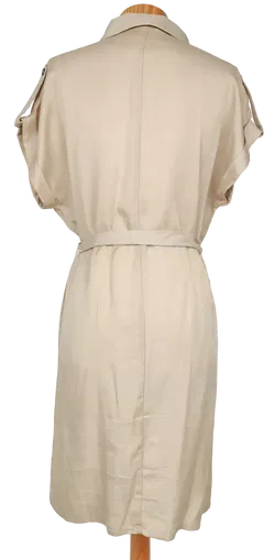 Only Studio Damen Midikleid, beige - Gr. S  - Bild 2