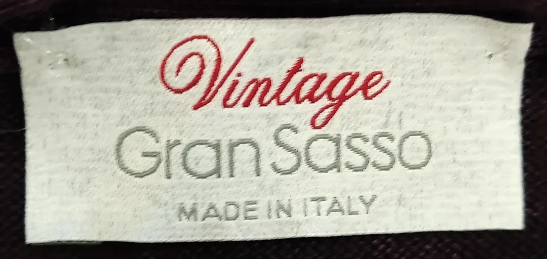 Vintage Gran Sasso Herrenweste lila Gr. 48 – Bild 3