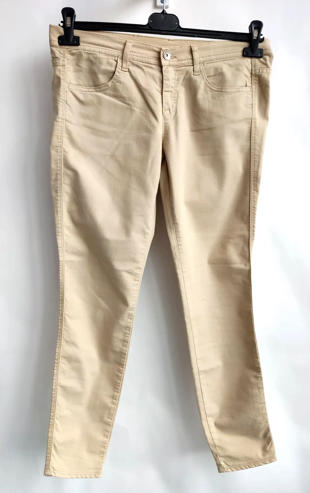 United of Benetton Damenjeans, beige - Gr. W32 - Bild 4
