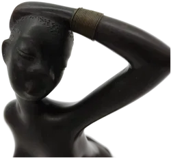 Anzengruber Leopold Kunst-Skulptur African Woman 1950s Austria  - Bild 7