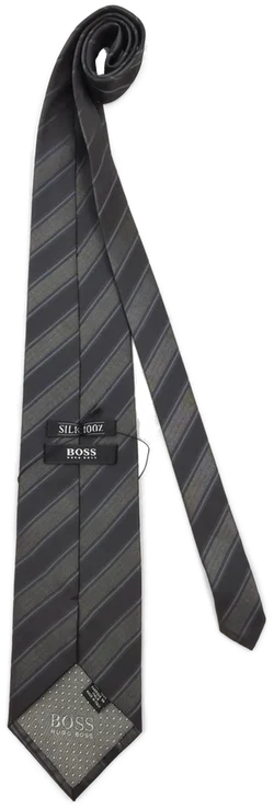 Hugo Boss Herren Seidenkrawatte gestreift - Bild 2