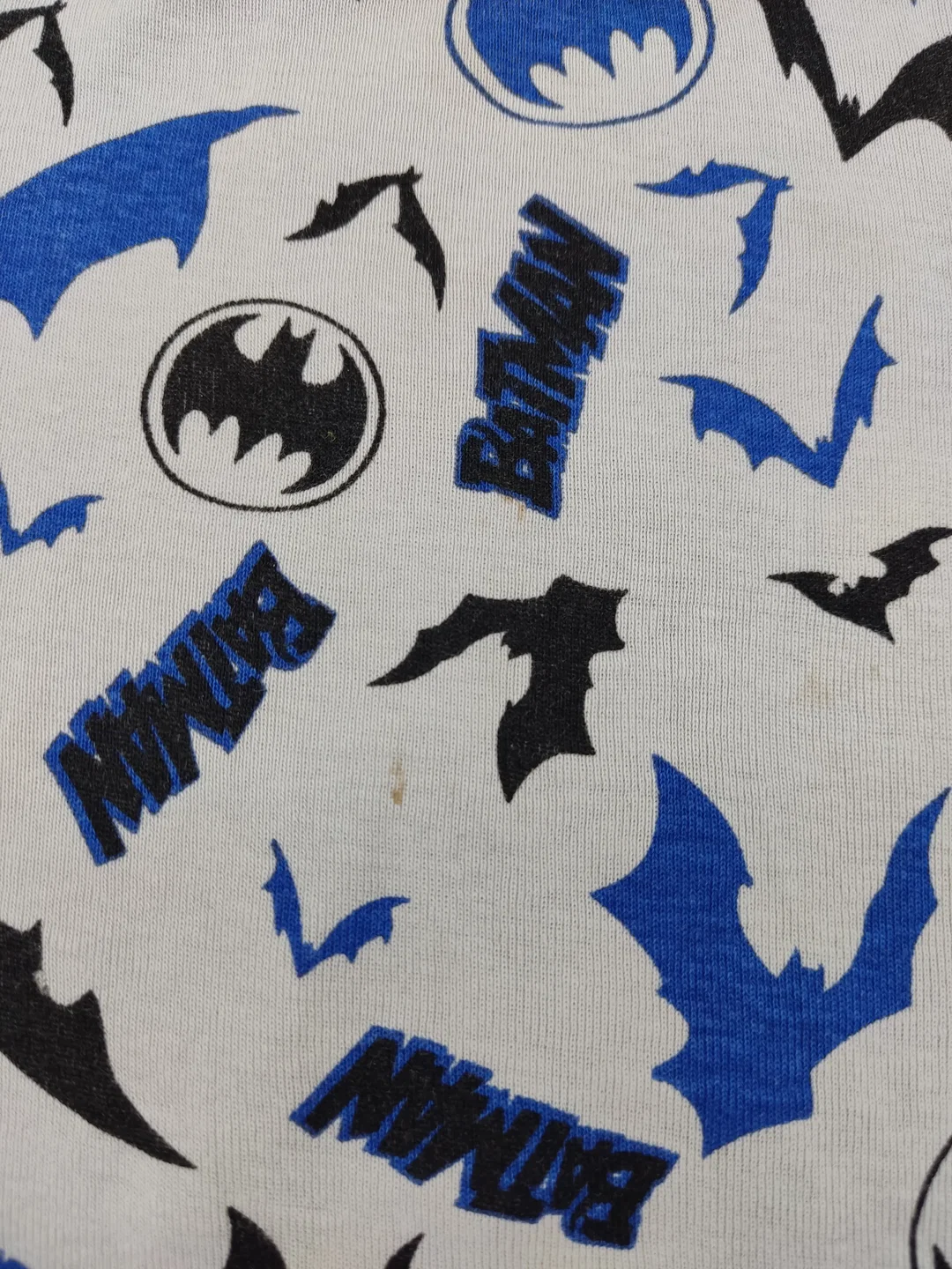 Bodys 2 tlg., "BATMAN", kurzarm mit Rundhalsausschnitt, blau mit Aufdruck und kurzem Bein, Größe 74/80 – Bild 5