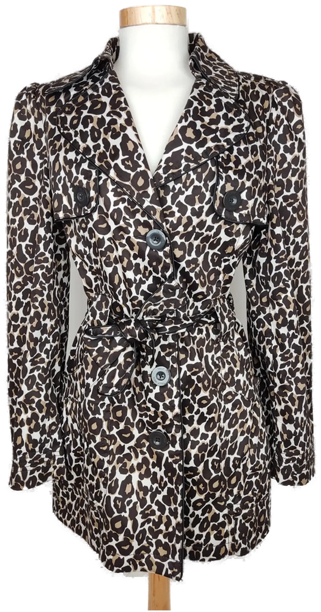 Tally Weill Damen Kurzmantel im Leopardenlook - M/38 - Bild 1