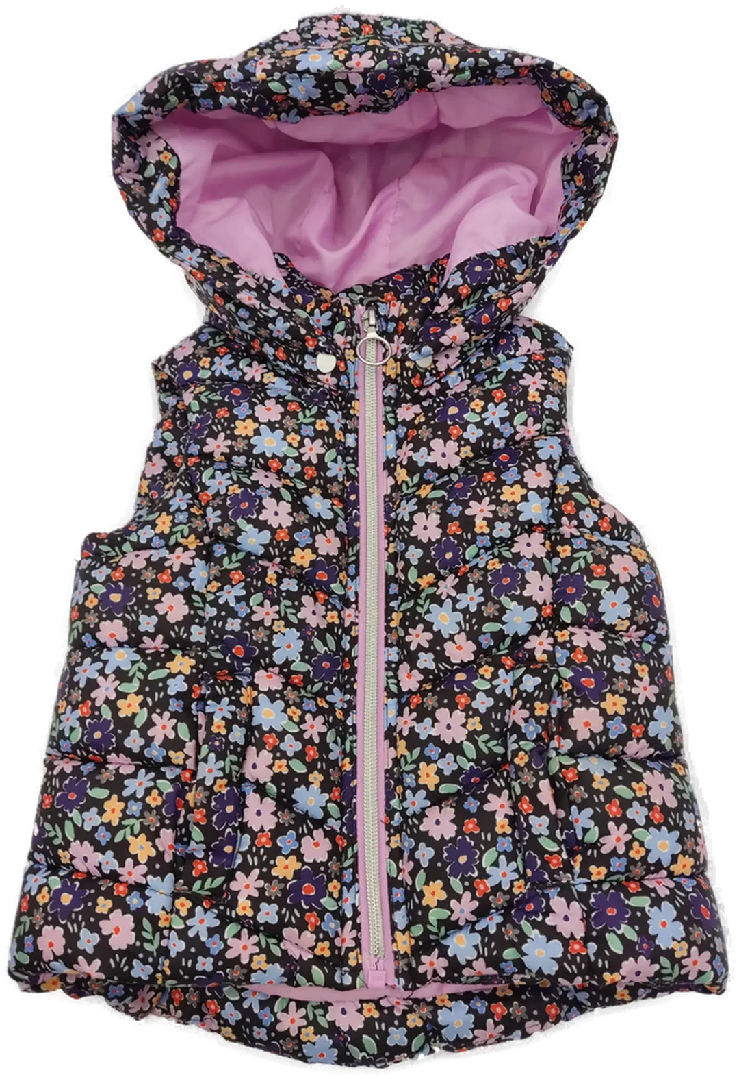 Kinder Steppweste geblümt Gr. 92 - Bild 4