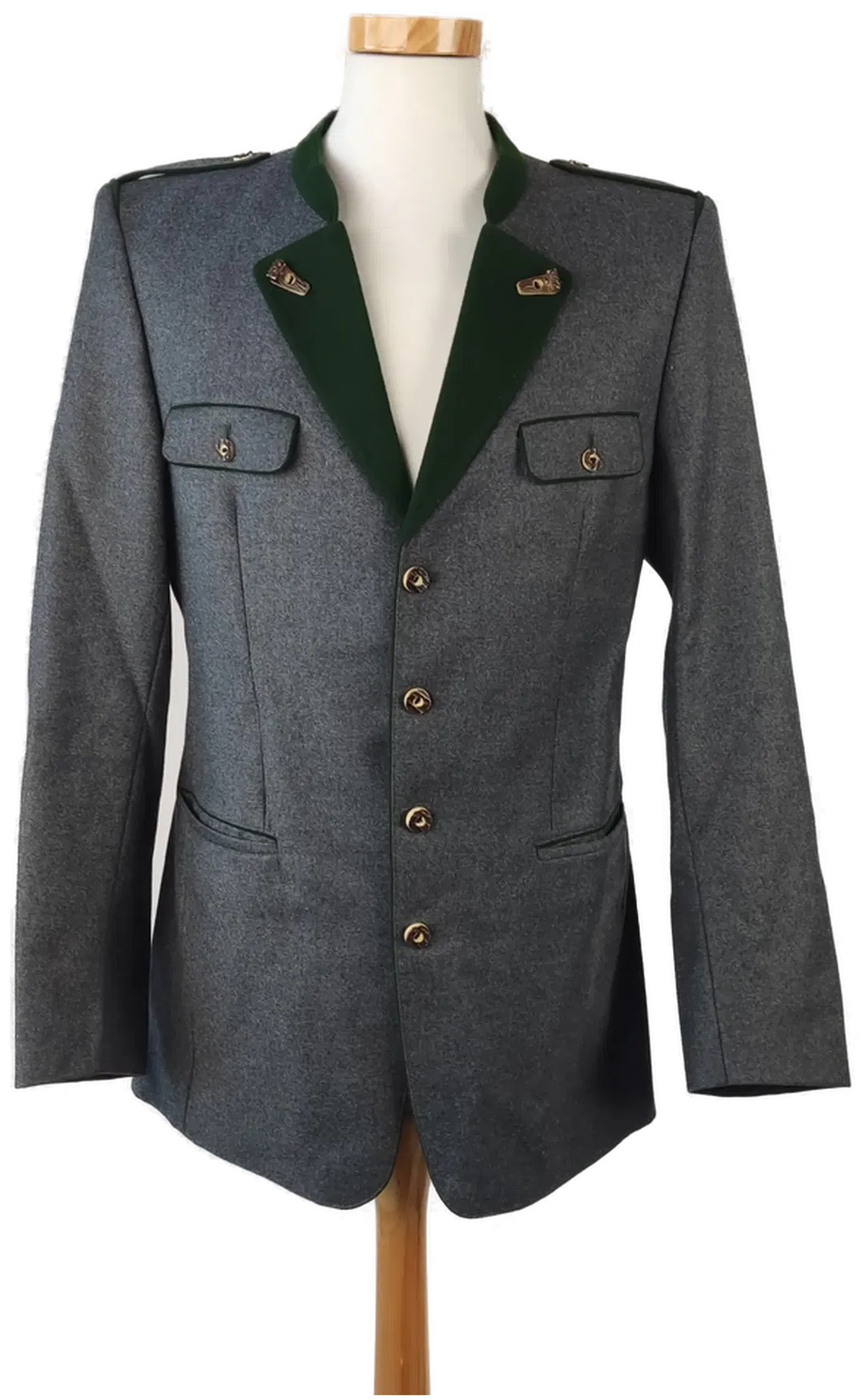 Wakonig Trachten Herrensakko grau, grün - M - Bild 4