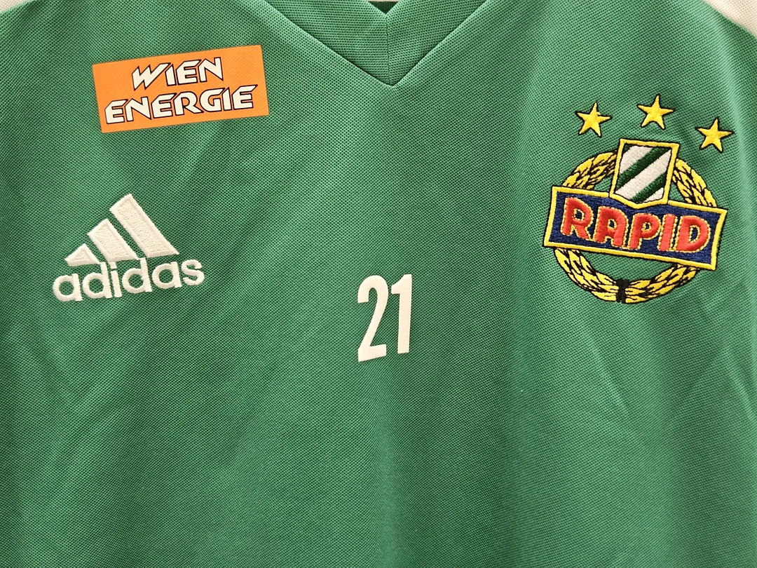 Adidas Rapid Herren Fussball Trikot, grün - Gr. M – Bild 3