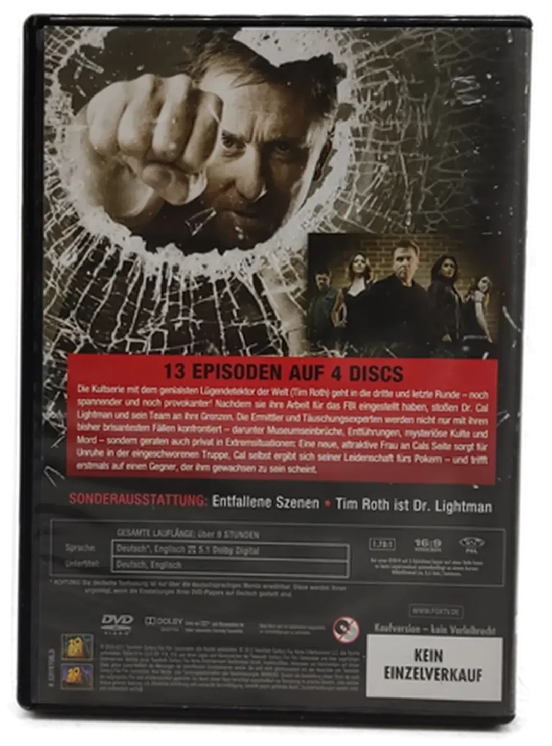DVD 4 Disc´s "Lie to me" Season 3 *Wahrheit schmerzt  – Bild 2