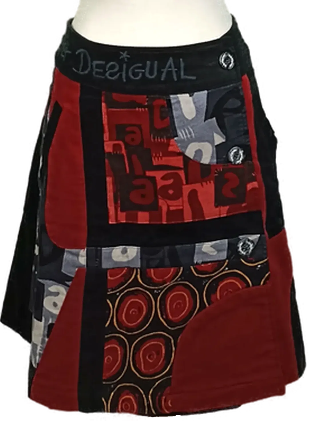 Desigual Damenrock gemustert Gr. L - Bild 1