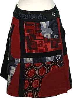 Desigual Damenrock gemustert Gr. L - Bild 1