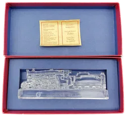 Glasstudio Waldglashütte Glaslokomotive - Bild 1