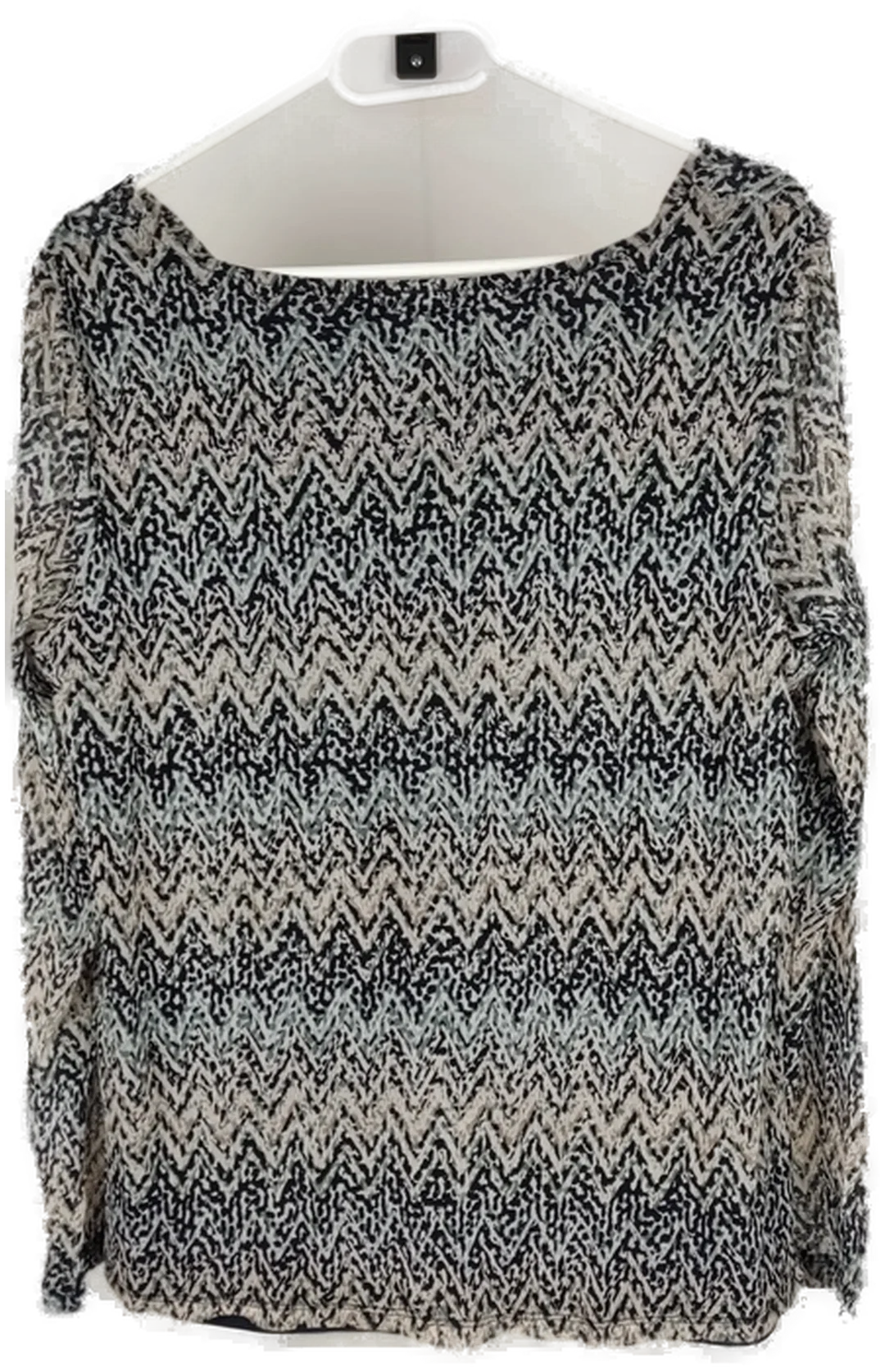 s.Oliver Bluse Gr.44 Langarm Zickzack |  Wie Neu – Bild 5