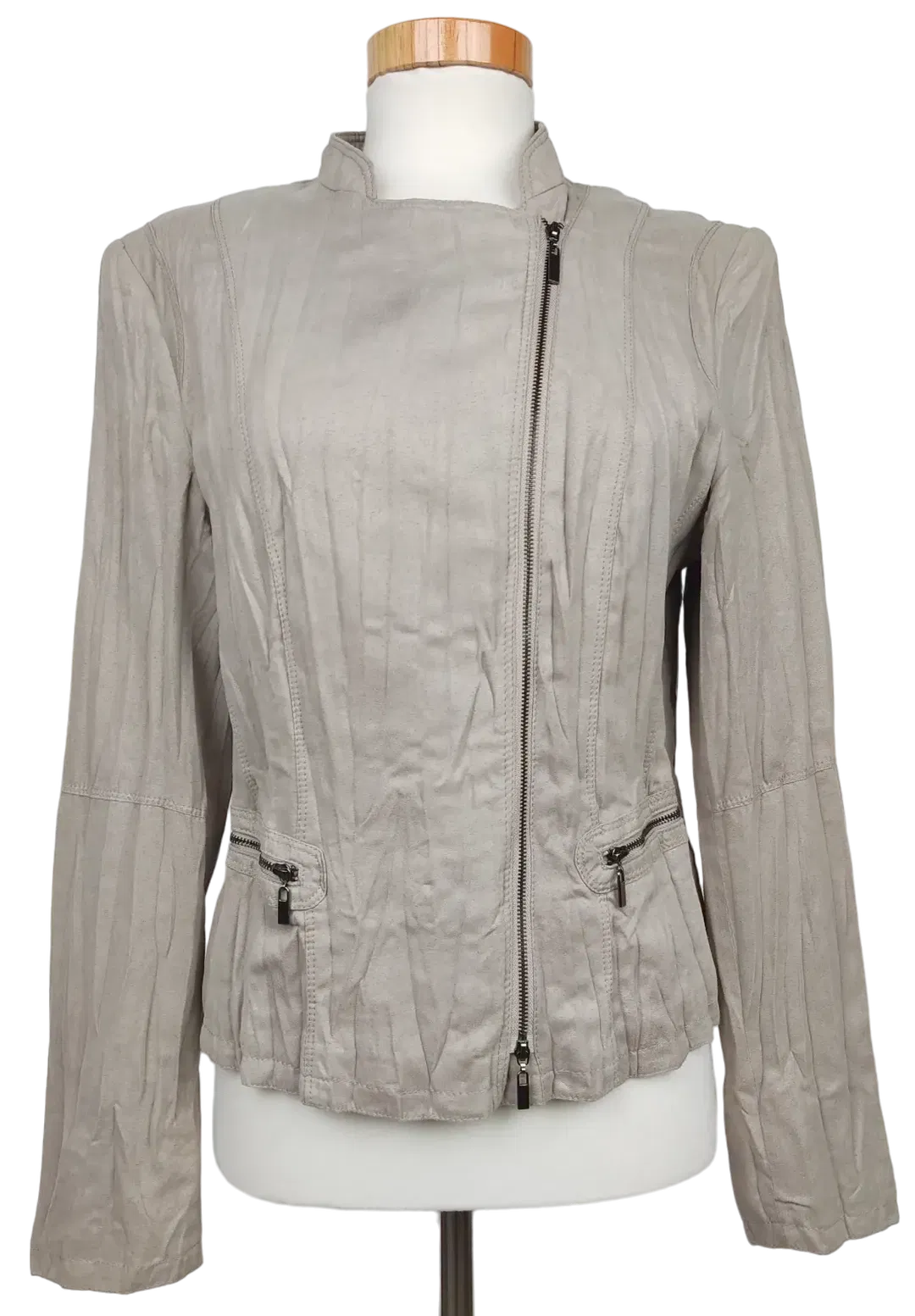 Gerry Weber Damen Jacke, grau - Gr. M  - Bild 4