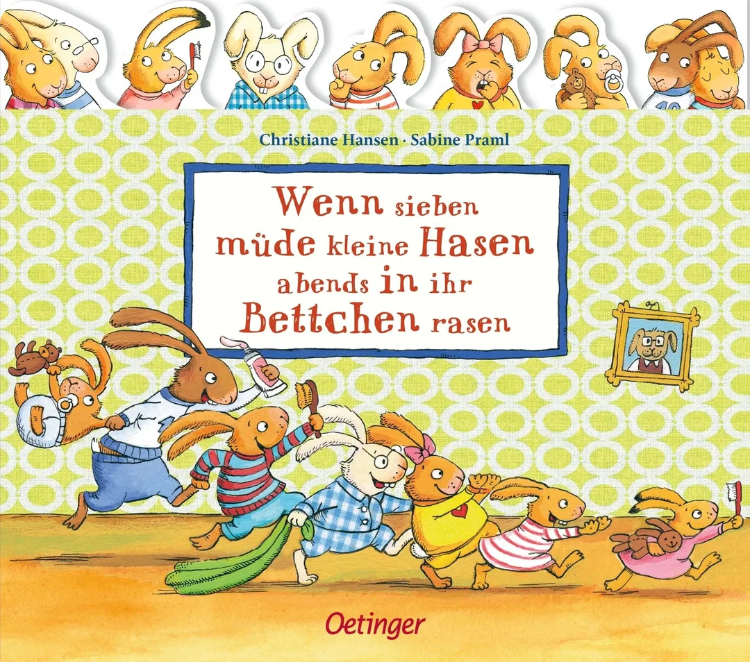 Wenn sieben müde kleine Hasen abends in ihr Bettchen rasen - Sabine Praml - Bild 1