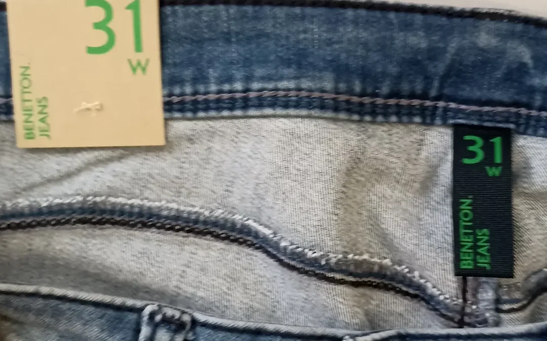 United Colors of Benetton Damen Jeans blau Gr. 31 – Bild 3