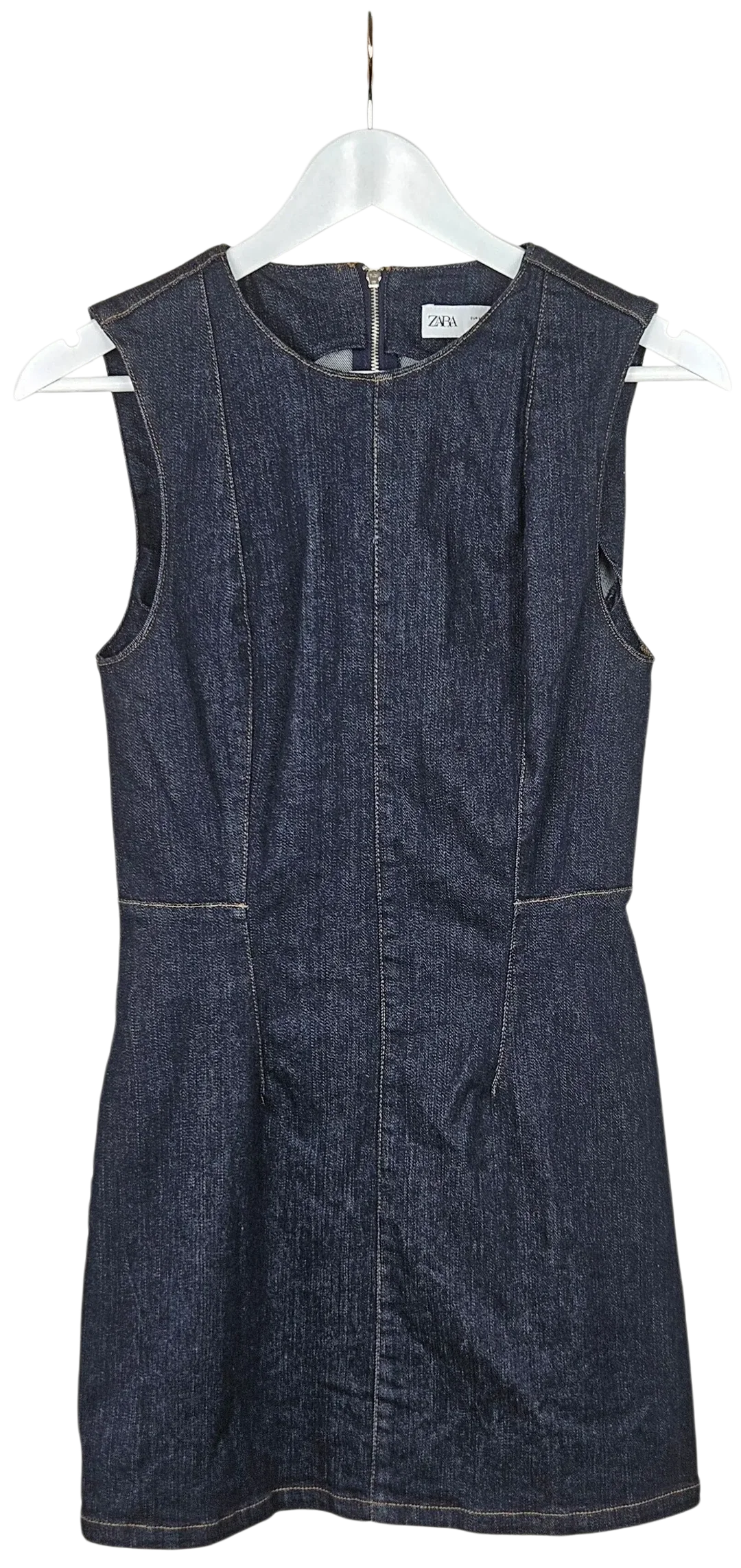 ZARA Damen Jeanskleid, blau - Gr. M - Bild 4