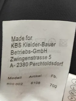 Kleiderbauer Herren Wollmantel schwarz Gr. 54 - Bild 3