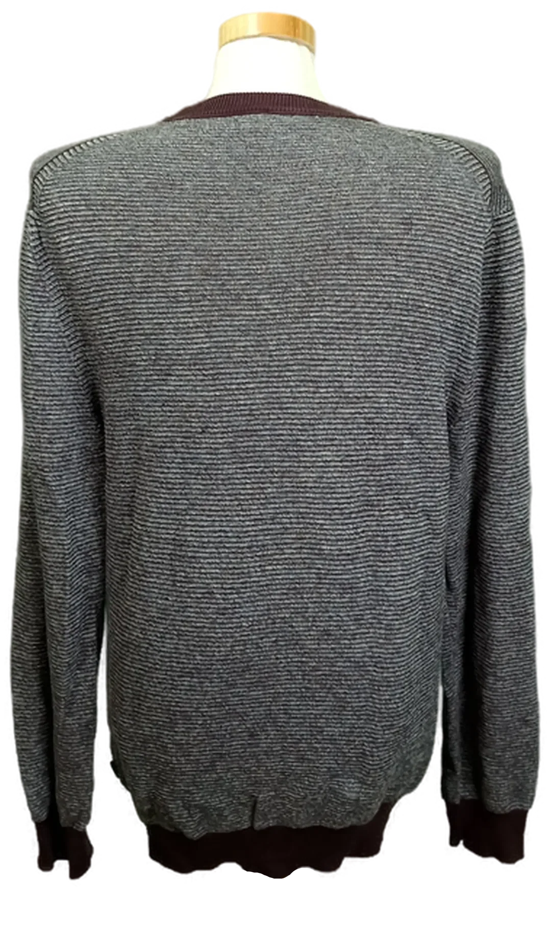 Boss Herrenpullover grau/lila Gr. L – Bild 2