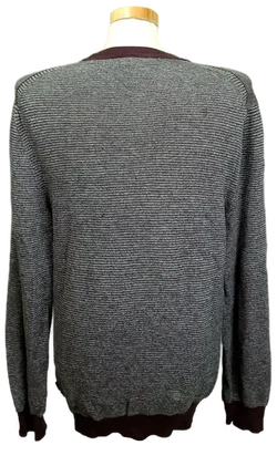 Boss Herrenpullover grau/lila Gr. L – Vorschau 2