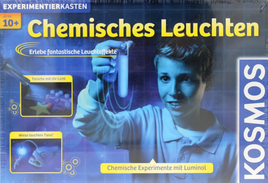 Kosmos Experimentierkasten Chemisches Leuchten – Luminol, ab 10+, uingeöffnet - Bild 4