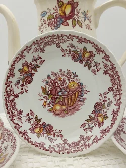 Royal Tudor 'Fruits & Flowers Kaffee- und Teeservice Keramik | Englischer Schatz - Bild 15