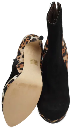 Stilvolle Damenstieflette Glööckler im Leopardenlook - Größe 42, Hochwertiges Kunstleder, Perfekt für Party & Alltag! - Bild 3