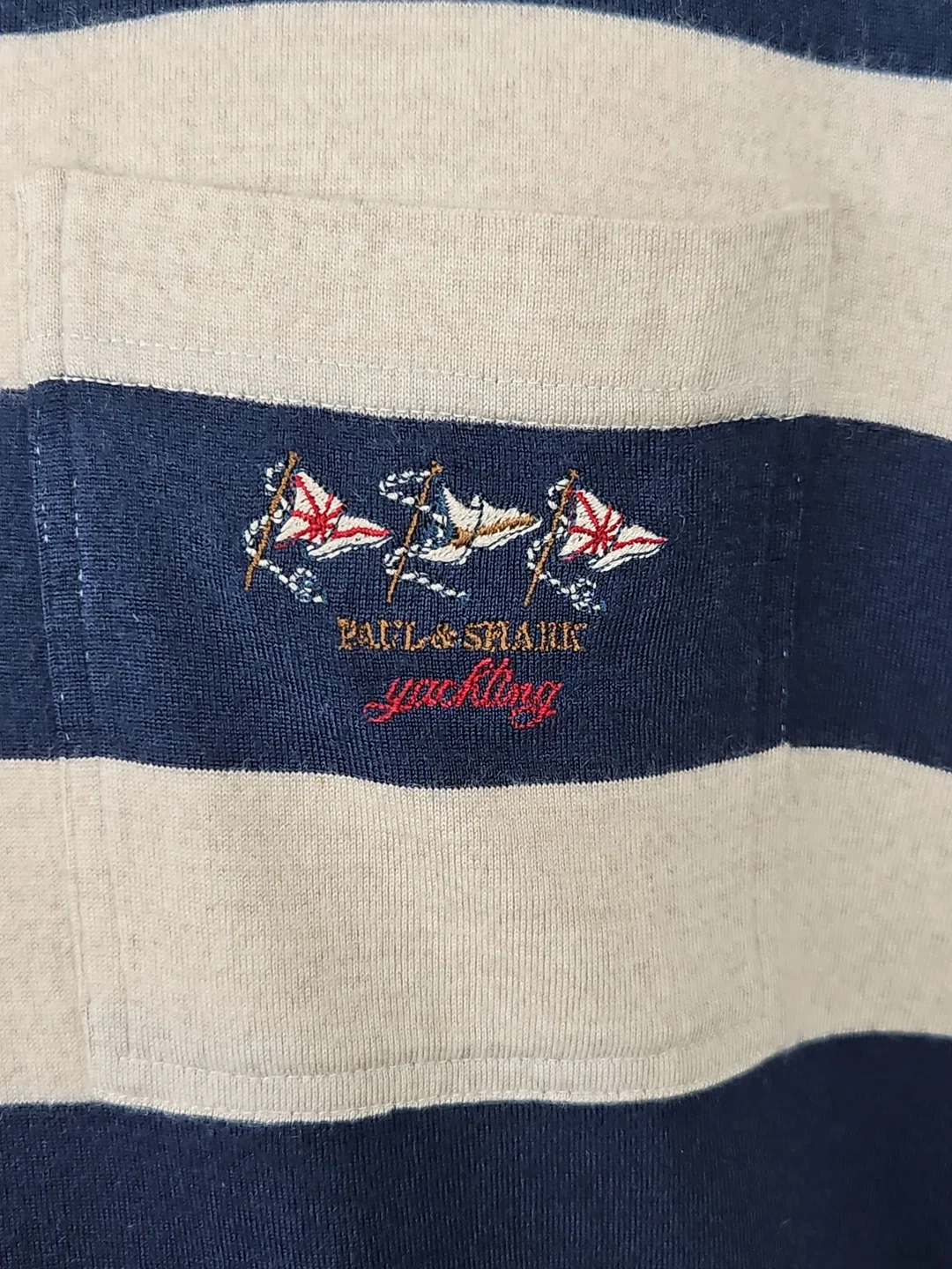 PAUL & SHARK Yachting Herren Wollpullover, marine/grau - Gr. XL  – Bild 5