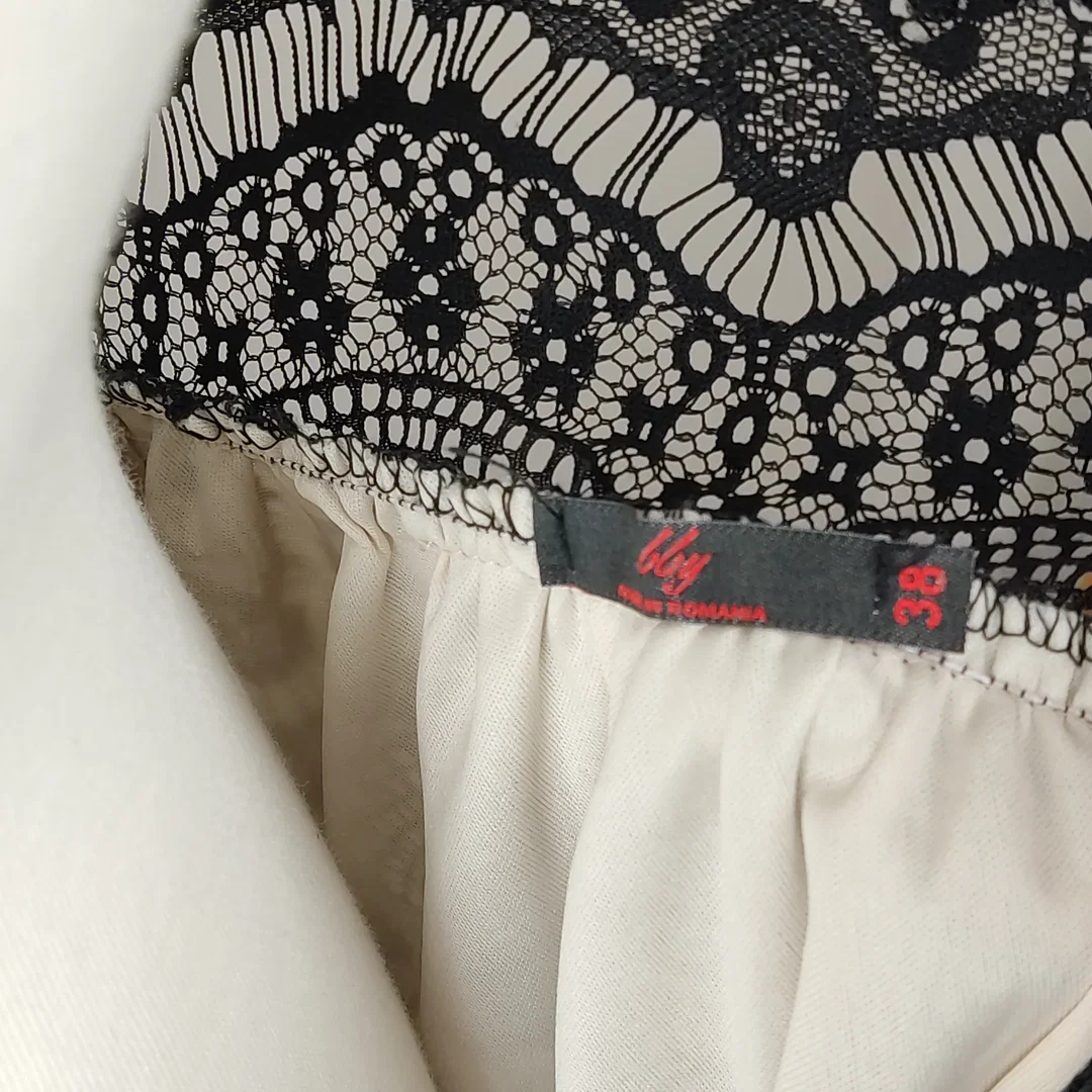 Spitzenkleid schwarz Größe 38 – Bild 5