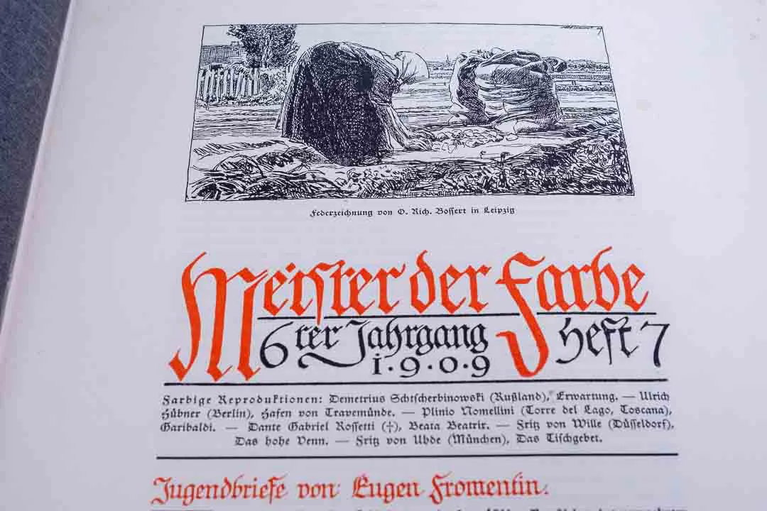 Meister Der Farbe "Europäische Kunst der Gegenwart" 11 Exemplare herausgegeben zw. 1906 und 1909 von E.A.Seemann – Bild 2
