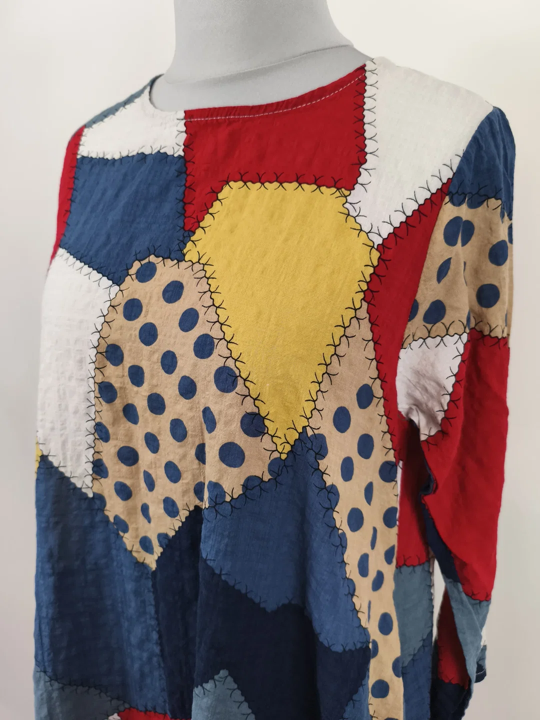 YL, Sommerkleid, Seersucker, Gr. XL,  – Bild 2