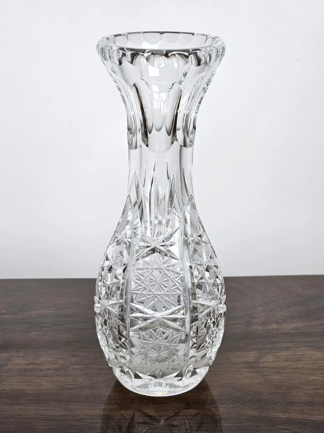 Dekorative Kristall Vase - Höhe ca. 19 cm  - Bild 1