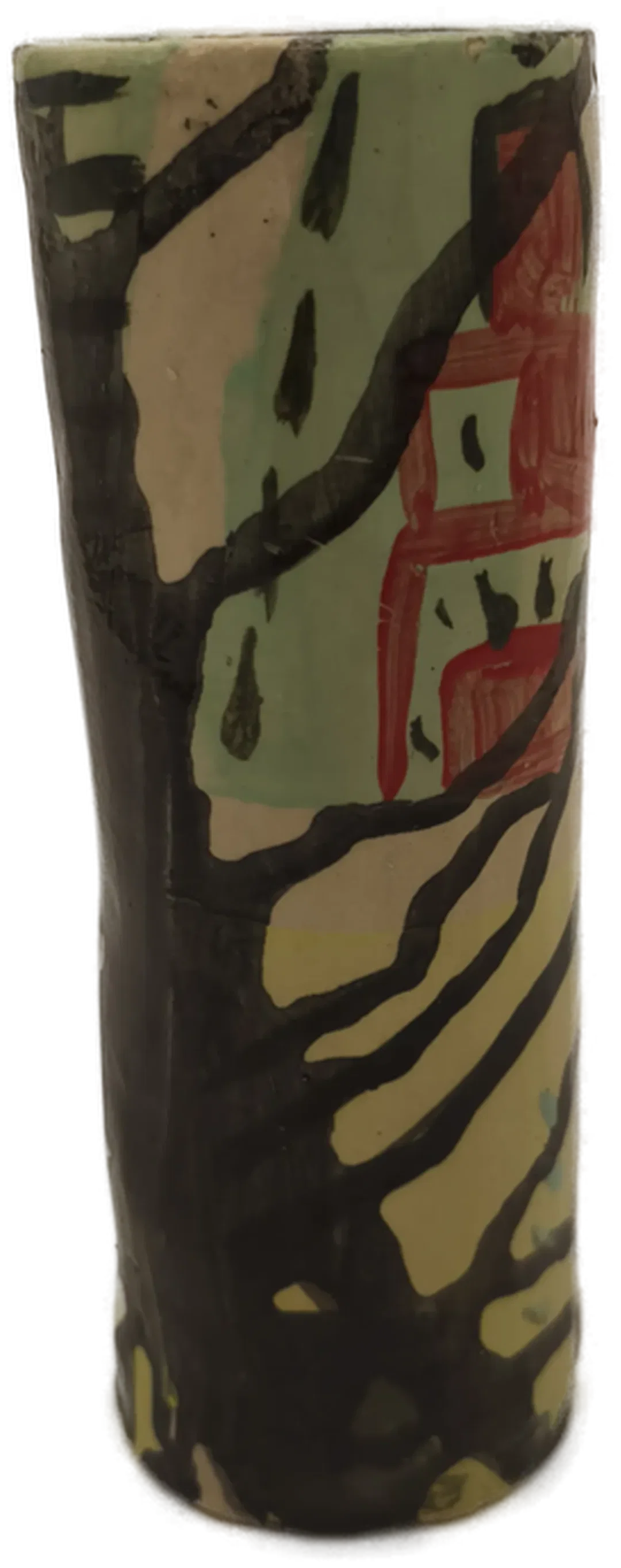 Vase handbemalt, 12cm hoch – Bild 2